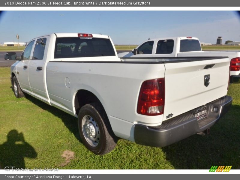Bright White / Dark Slate/Medium Graystone 2010 Dodge Ram 2500 ST Mega Cab