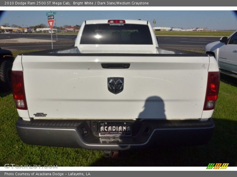 Bright White / Dark Slate/Medium Graystone 2010 Dodge Ram 2500 ST Mega Cab