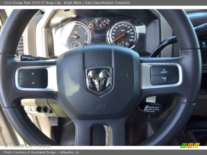 Bright White / Dark Slate/Medium Graystone 2010 Dodge Ram 2500 ST Mega Cab