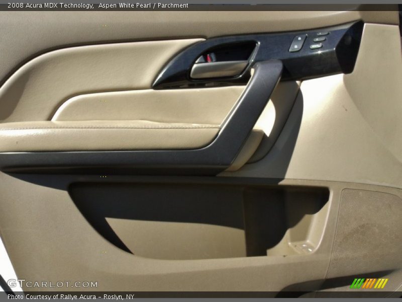 Aspen White Pearl / Parchment 2008 Acura MDX Technology