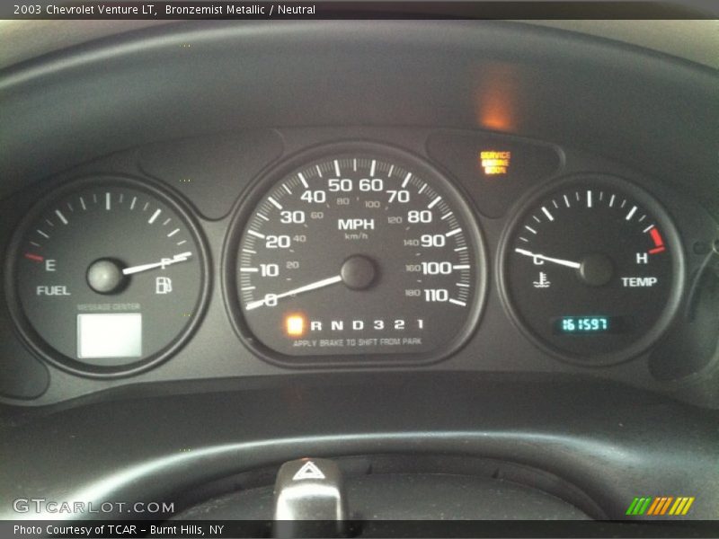  2003 Venture LT LT Gauges