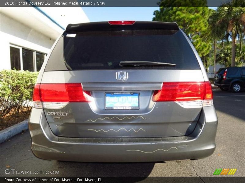 Polished Metal Metallic / Gray 2010 Honda Odyssey EX