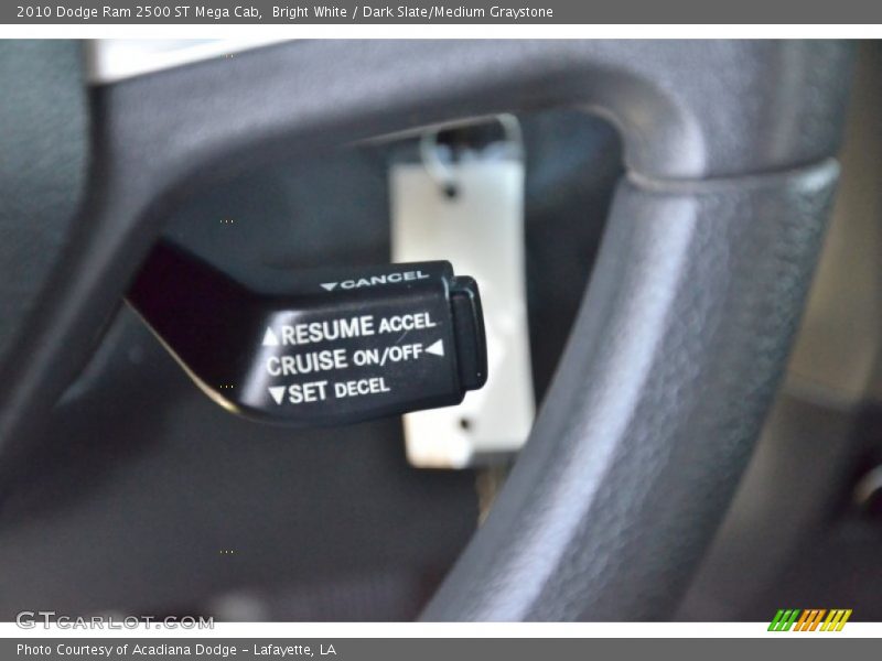 Bright White / Dark Slate/Medium Graystone 2010 Dodge Ram 2500 ST Mega Cab