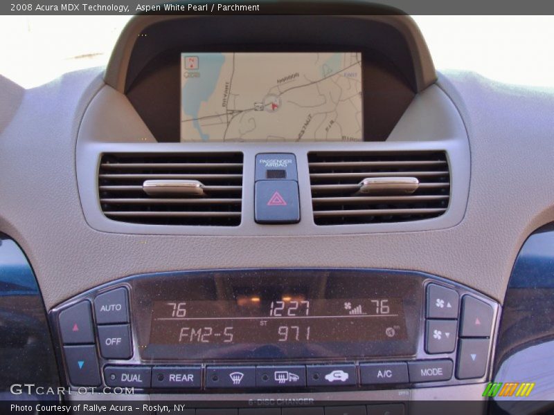 Aspen White Pearl / Parchment 2008 Acura MDX Technology