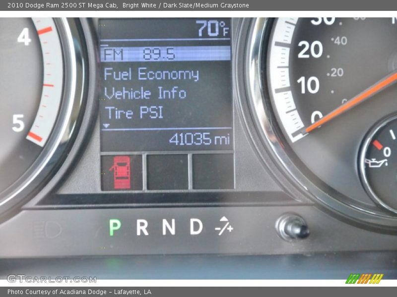 Bright White / Dark Slate/Medium Graystone 2010 Dodge Ram 2500 ST Mega Cab