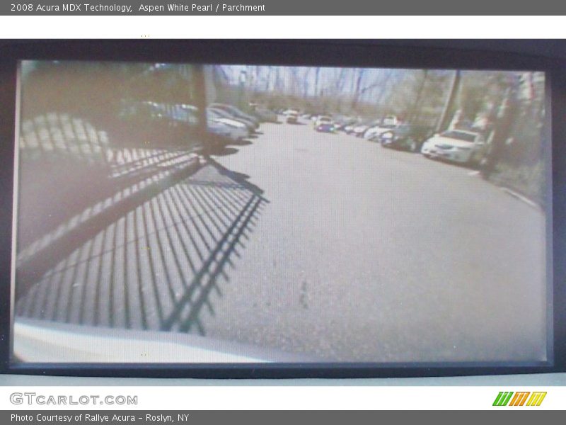 Aspen White Pearl / Parchment 2008 Acura MDX Technology