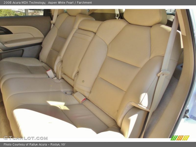 Aspen White Pearl / Parchment 2008 Acura MDX Technology