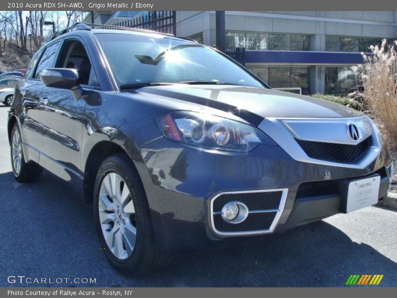 Grigio Metallic / Ebony 2010 Acura RDX SH-AWD