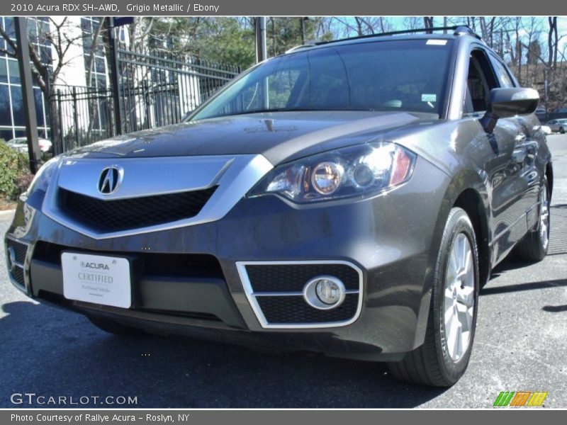 Grigio Metallic / Ebony 2010 Acura RDX SH-AWD