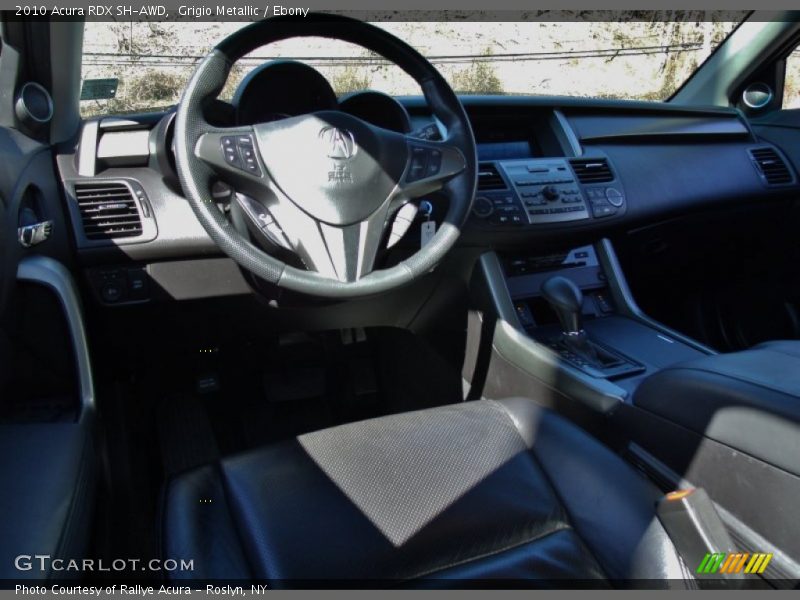 Grigio Metallic / Ebony 2010 Acura RDX SH-AWD