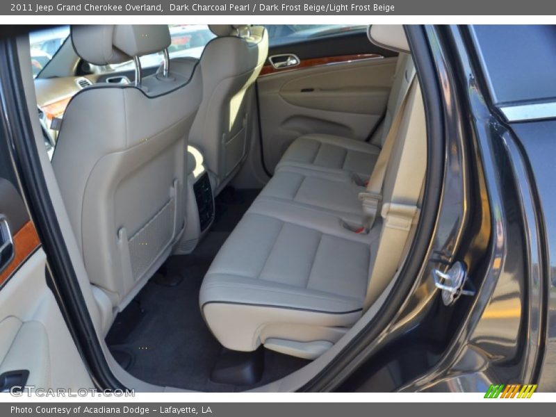 Dark Charcoal Pearl / Dark Frost Beige/Light Frost Beige 2011 Jeep Grand Cherokee Overland
