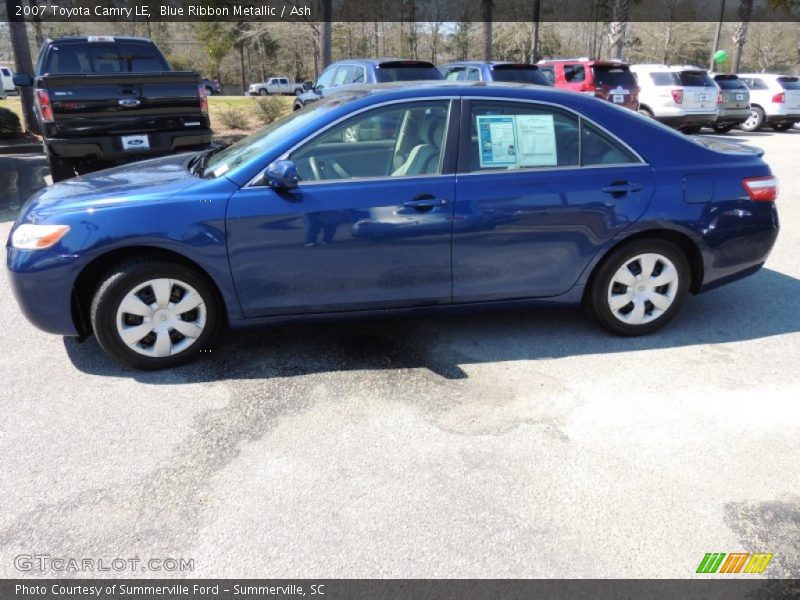 Blue Ribbon Metallic / Ash 2007 Toyota Camry LE