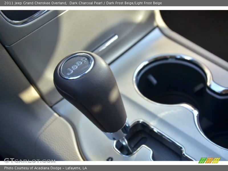 Dark Charcoal Pearl / Dark Frost Beige/Light Frost Beige 2011 Jeep Grand Cherokee Overland