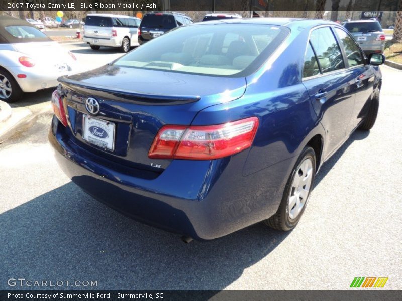 Blue Ribbon Metallic / Ash 2007 Toyota Camry LE