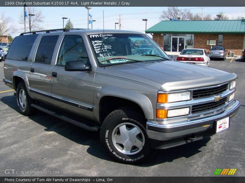 Light Pewter Metallic / Gray 1999 Chevrolet Suburban K1500 LT 4x4