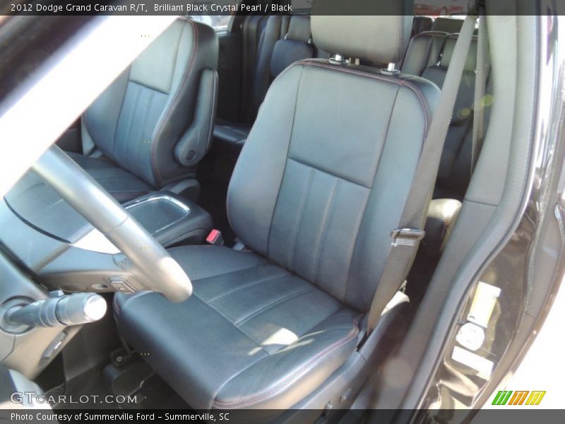 Brilliant Black Crystal Pearl / Black 2012 Dodge Grand Caravan R/T