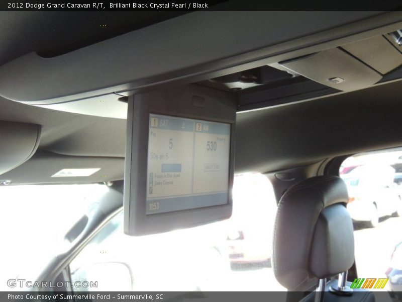 Brilliant Black Crystal Pearl / Black 2012 Dodge Grand Caravan R/T