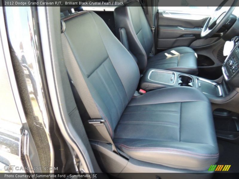 Brilliant Black Crystal Pearl / Black 2012 Dodge Grand Caravan R/T