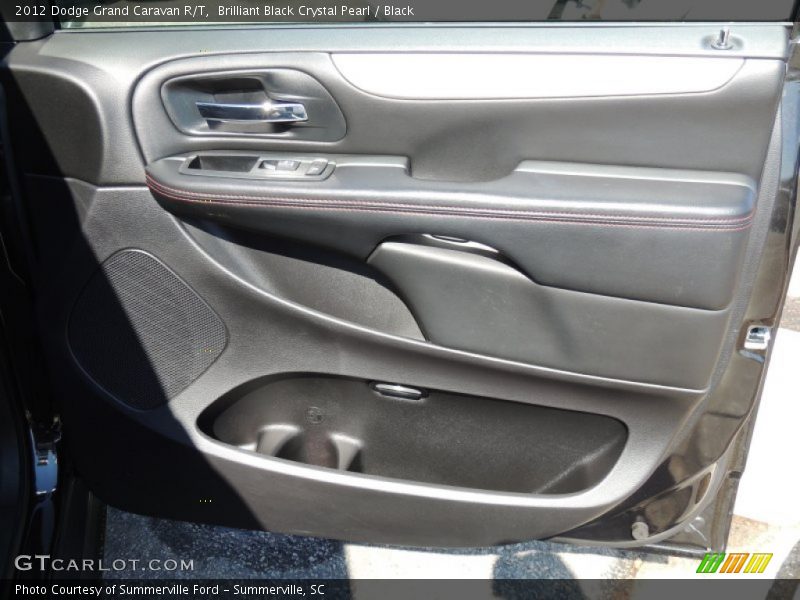 Brilliant Black Crystal Pearl / Black 2012 Dodge Grand Caravan R/T