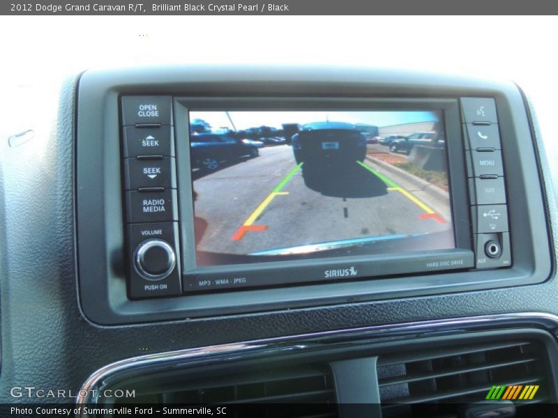 Brilliant Black Crystal Pearl / Black 2012 Dodge Grand Caravan R/T