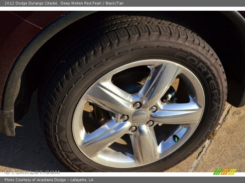 Deep Molten Red Pearl / Black/Tan 2012 Dodge Durango Citadel