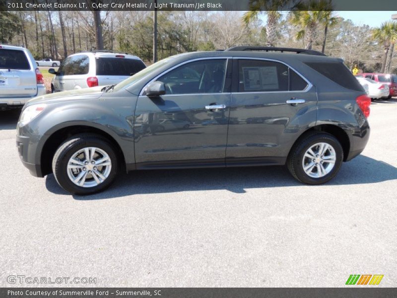 Cyber Gray Metallic / Light Titanium/Jet Black 2011 Chevrolet Equinox LT