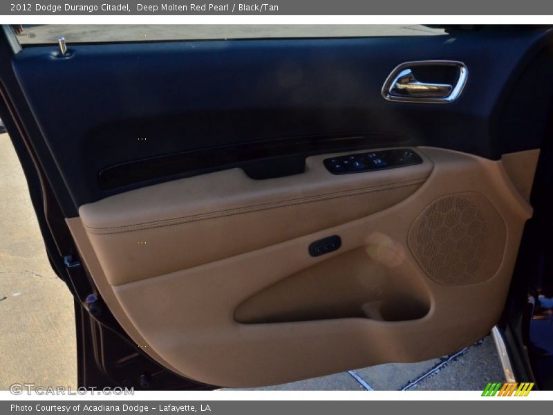 Deep Molten Red Pearl / Black/Tan 2012 Dodge Durango Citadel