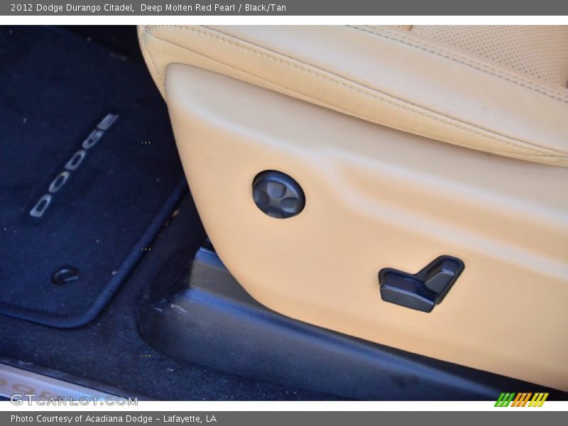 Deep Molten Red Pearl / Black/Tan 2012 Dodge Durango Citadel