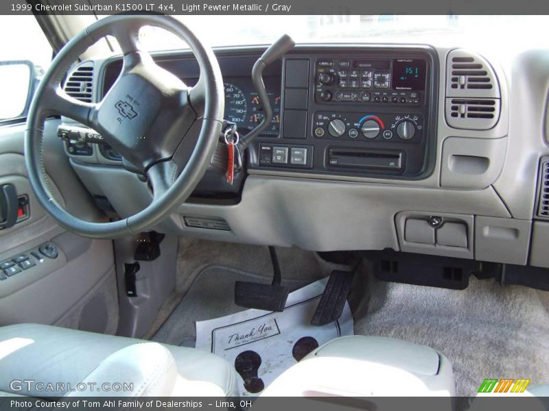 Light Pewter Metallic / Gray 1999 Chevrolet Suburban K1500 LT 4x4