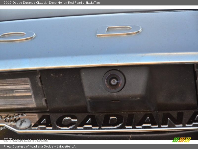 Deep Molten Red Pearl / Black/Tan 2012 Dodge Durango Citadel