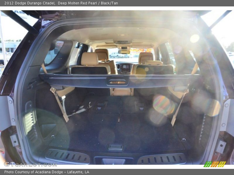 Deep Molten Red Pearl / Black/Tan 2012 Dodge Durango Citadel