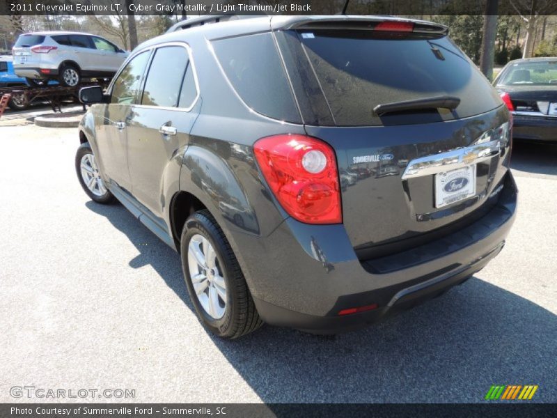 Cyber Gray Metallic / Light Titanium/Jet Black 2011 Chevrolet Equinox LT