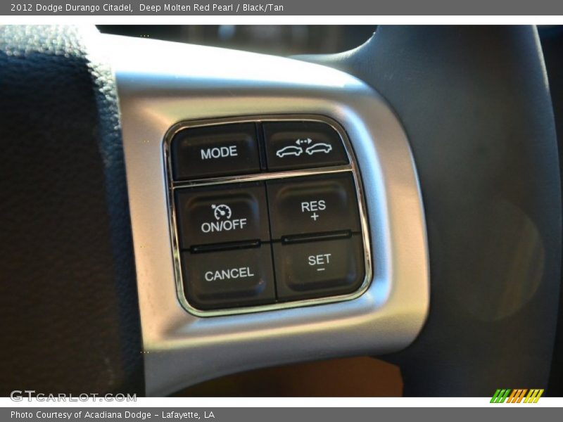 Deep Molten Red Pearl / Black/Tan 2012 Dodge Durango Citadel