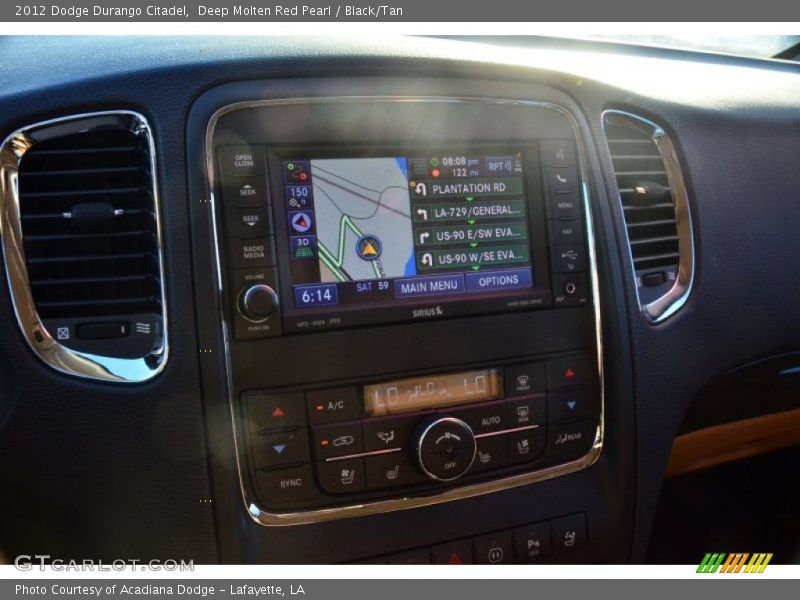 Deep Molten Red Pearl / Black/Tan 2012 Dodge Durango Citadel
