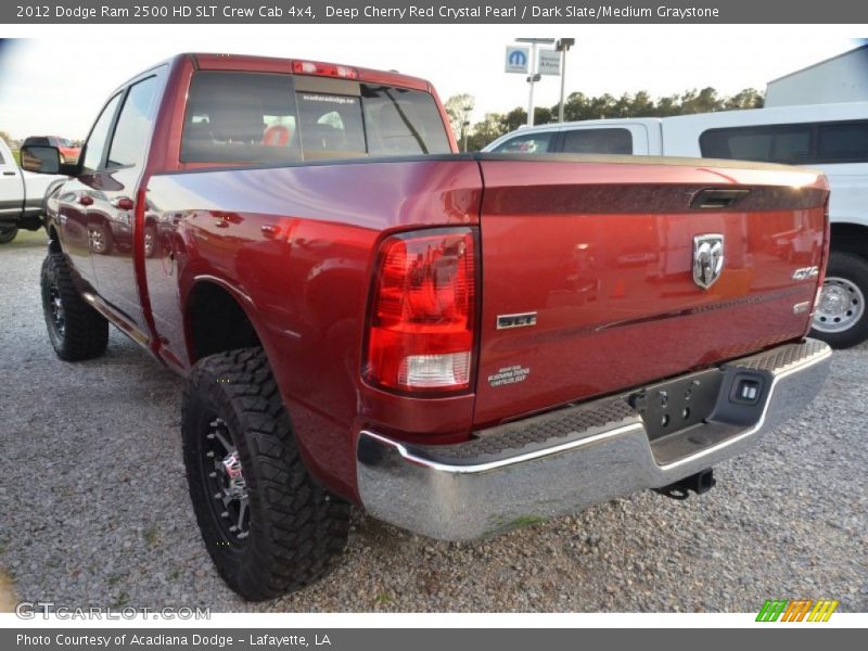 Deep Cherry Red Crystal Pearl / Dark Slate/Medium Graystone 2012 Dodge Ram 2500 HD SLT Crew Cab 4x4