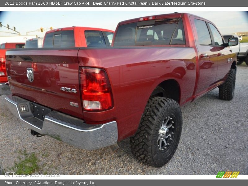 Deep Cherry Red Crystal Pearl / Dark Slate/Medium Graystone 2012 Dodge Ram 2500 HD SLT Crew Cab 4x4