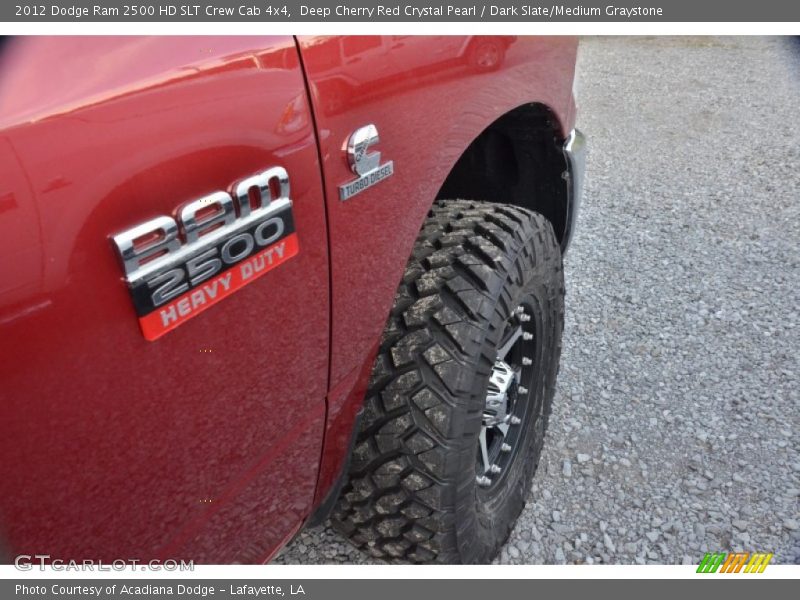 Deep Cherry Red Crystal Pearl / Dark Slate/Medium Graystone 2012 Dodge Ram 2500 HD SLT Crew Cab 4x4