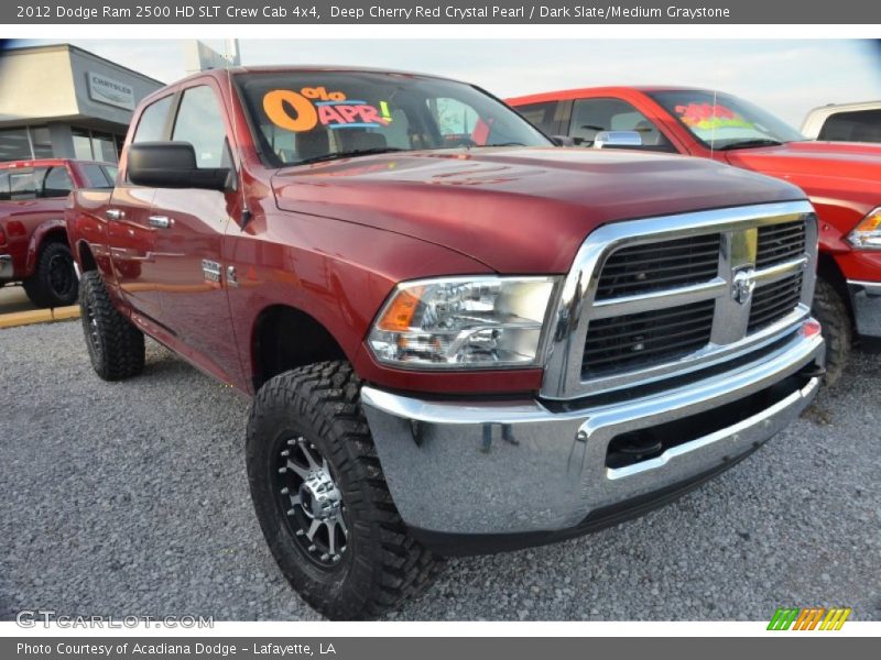 Deep Cherry Red Crystal Pearl / Dark Slate/Medium Graystone 2012 Dodge Ram 2500 HD SLT Crew Cab 4x4