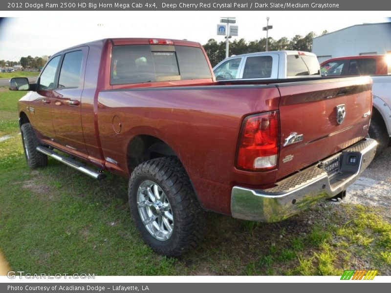 Deep Cherry Red Crystal Pearl / Dark Slate/Medium Graystone 2012 Dodge Ram 2500 HD Big Horn Mega Cab 4x4