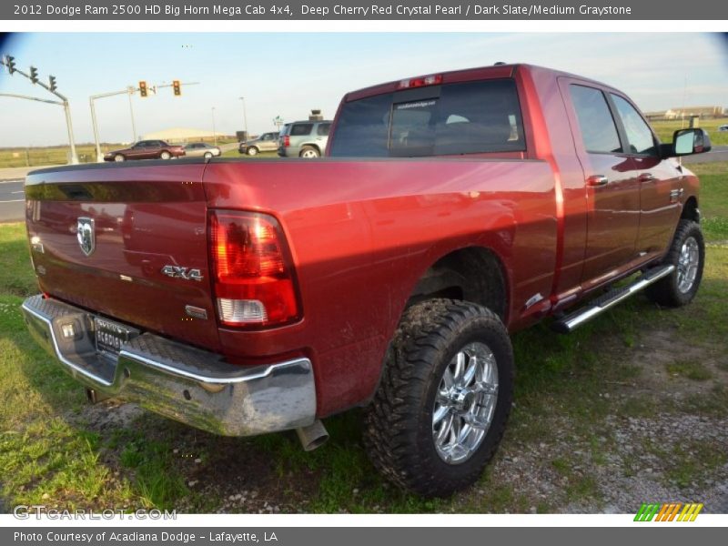 Deep Cherry Red Crystal Pearl / Dark Slate/Medium Graystone 2012 Dodge Ram 2500 HD Big Horn Mega Cab 4x4