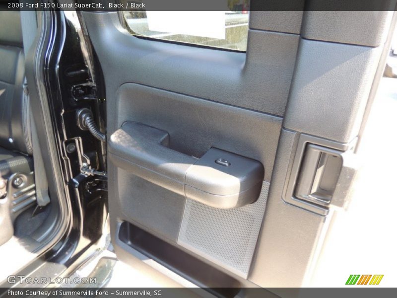 Black / Black 2008 Ford F150 Lariat SuperCab