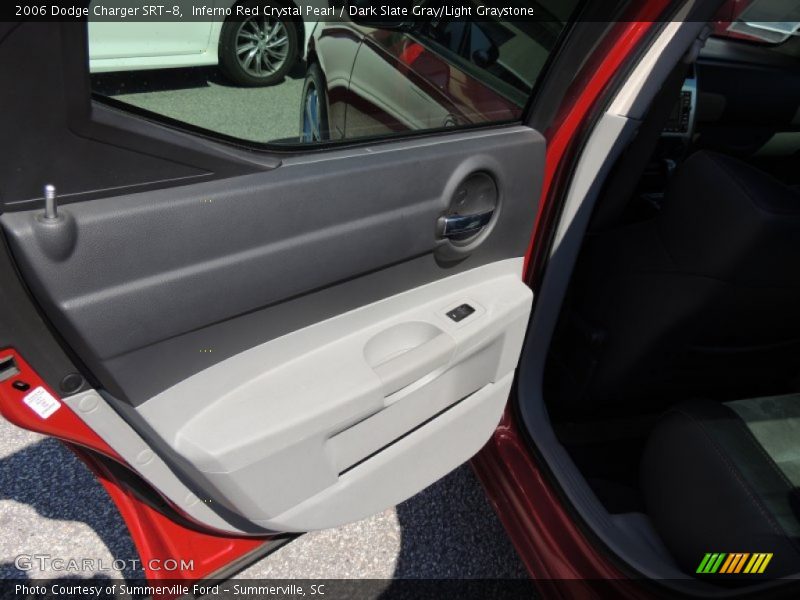 Inferno Red Crystal Pearl / Dark Slate Gray/Light Graystone 2006 Dodge Charger SRT-8
