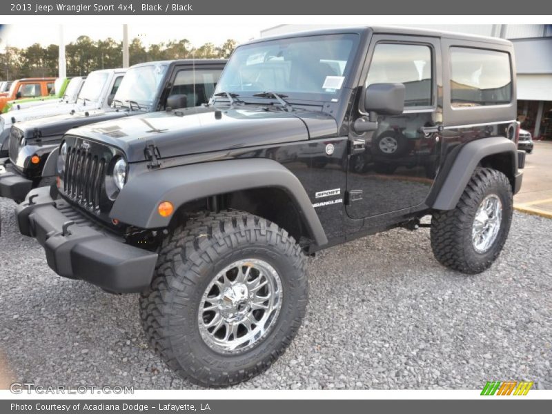 Black / Black 2013 Jeep Wrangler Sport 4x4
