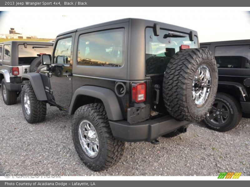 Black / Black 2013 Jeep Wrangler Sport 4x4