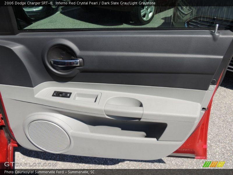 Inferno Red Crystal Pearl / Dark Slate Gray/Light Graystone 2006 Dodge Charger SRT-8