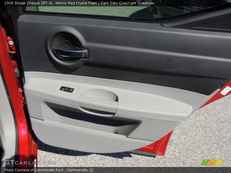 Inferno Red Crystal Pearl / Dark Slate Gray/Light Graystone 2006 Dodge Charger SRT-8
