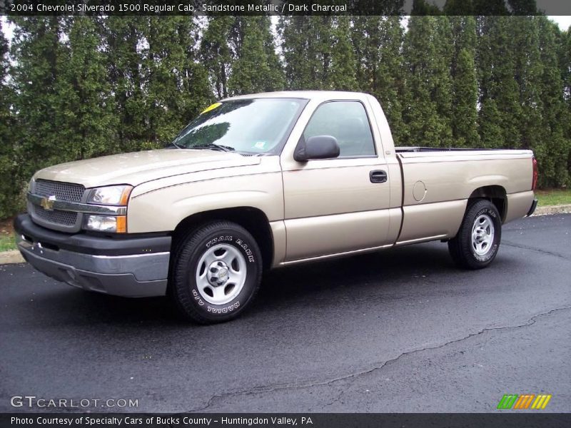 Sandstone Metallic / Dark Charcoal 2004 Chevrolet Silverado 1500 Regular Cab