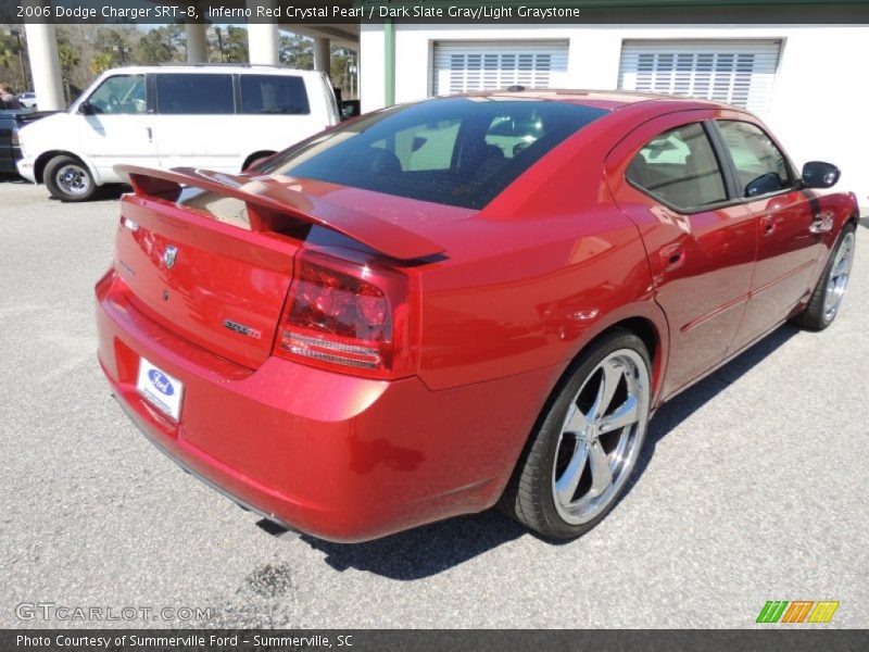 Inferno Red Crystal Pearl / Dark Slate Gray/Light Graystone 2006 Dodge Charger SRT-8