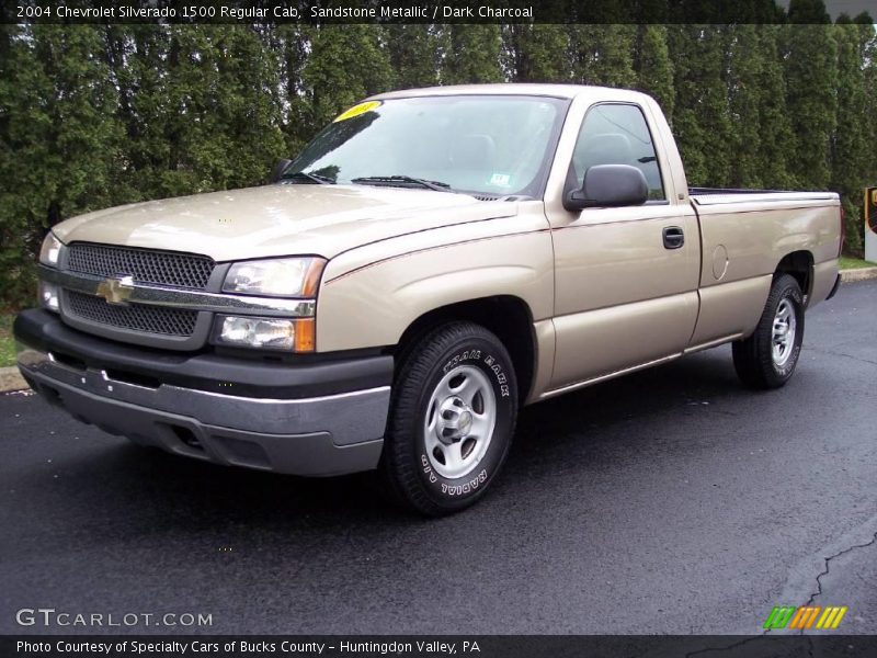 Sandstone Metallic / Dark Charcoal 2004 Chevrolet Silverado 1500 Regular Cab