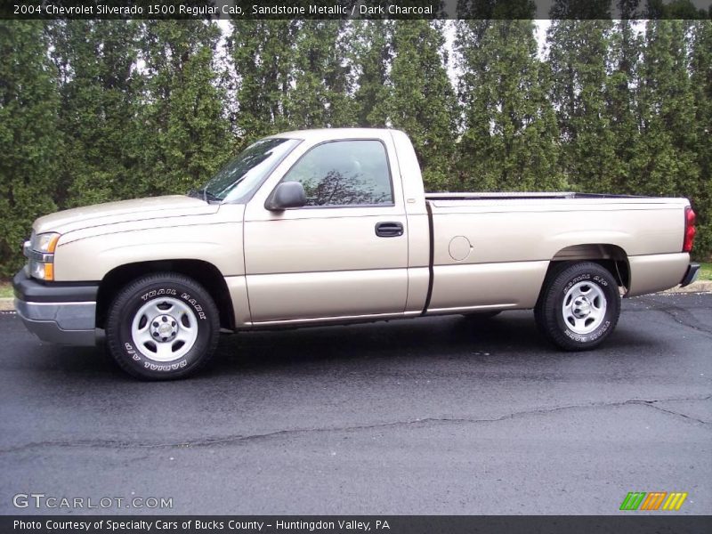 Sandstone Metallic / Dark Charcoal 2004 Chevrolet Silverado 1500 Regular Cab